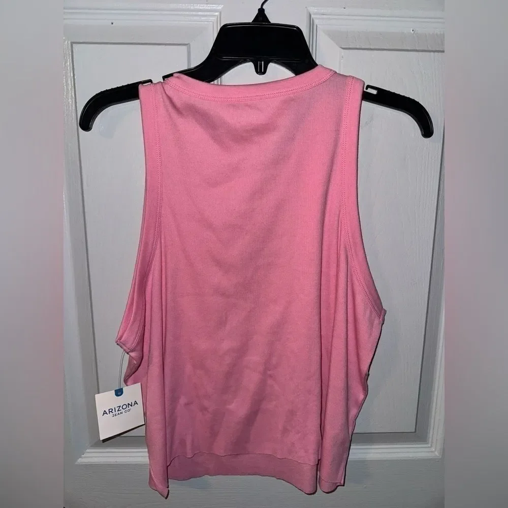 Arizona Juniors Womens Round Neck Sleeveless Tank Top - 3xl - Picture 4 of 4